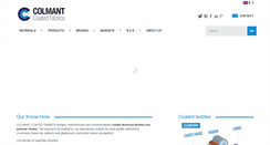 Desktop Screenshot of colmant-coated-fabrics.com
