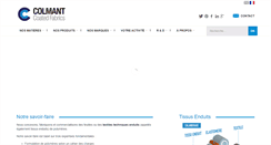 Desktop Screenshot of colmant-coated-fabrics.fr